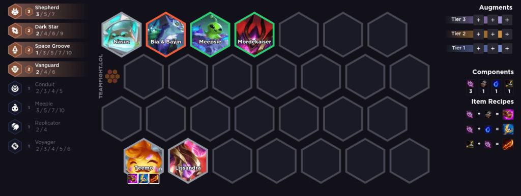 TFT Opener Guide Set 17