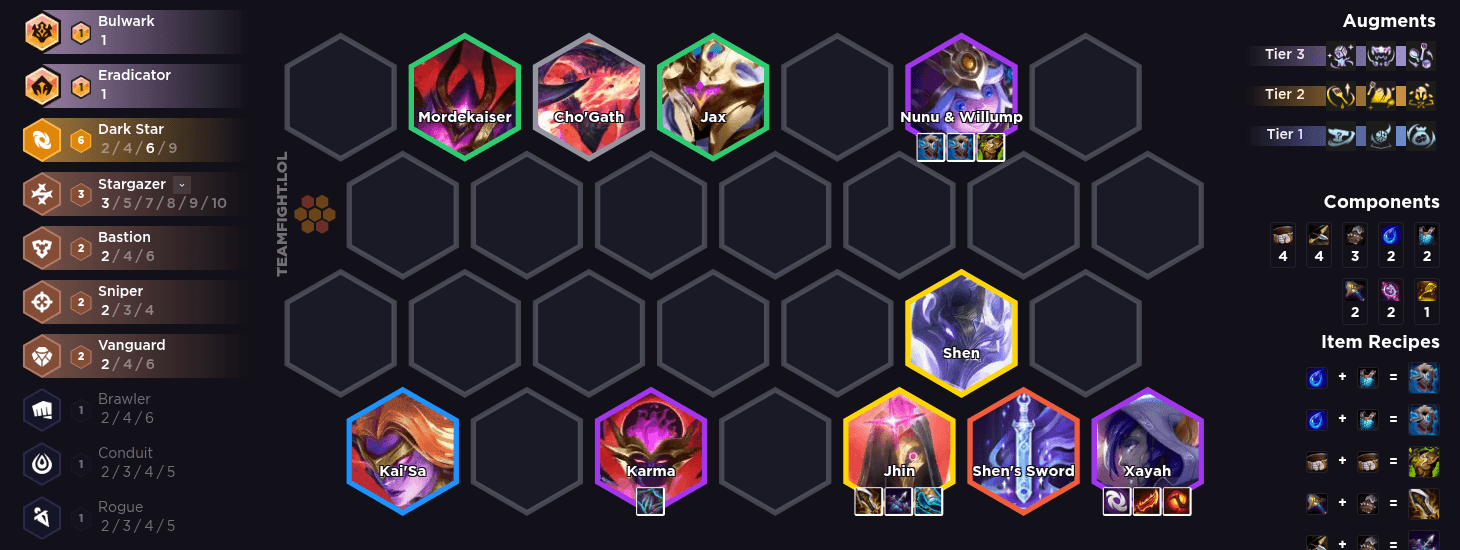 6 Dark Stars